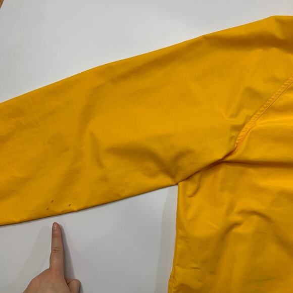 Vintage Mountain Equipment Jacket Mens L Yellow Nylon Blend Anorak Windbreaker - Picture 11 of 15